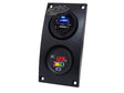 Curved add-on paneel dubbel USB &amp; Volt/accu indicator