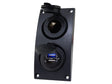 Curved add-on paneel 12V &amp; dubbel USB