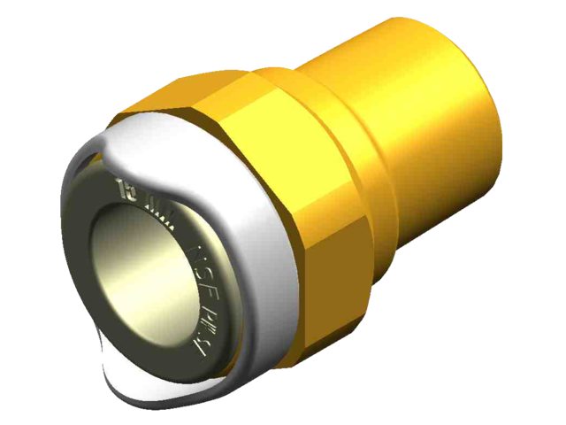 WX1513 Adapter 1/2" NPT Male 15mm