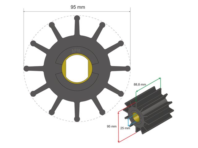 Premium Impeller nr. 06-02-030