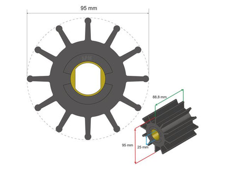 Premium Impeller nr. 06-02-030