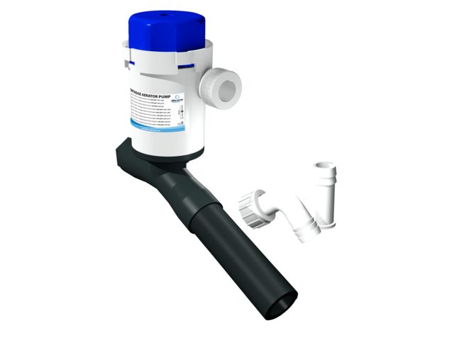 Aerator pomp twinport 750gph hoek 12V