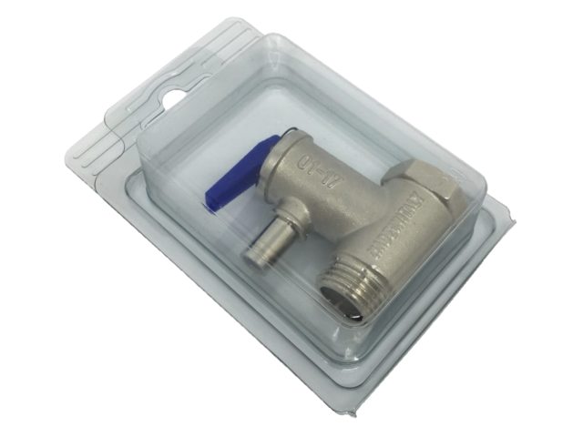 Overdrukventiel met terugslagklep