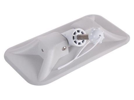 Plakhouder met roeidol Aqualine grijs