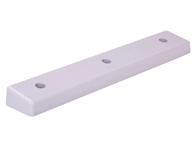 Plastic alu-vloer houder grijs