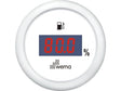 Tankmeter brandstof digitaal 0-190 ohm wit