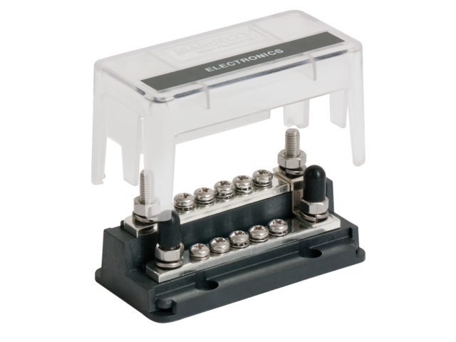 Z-Busbar 10 terminals, 4 studs