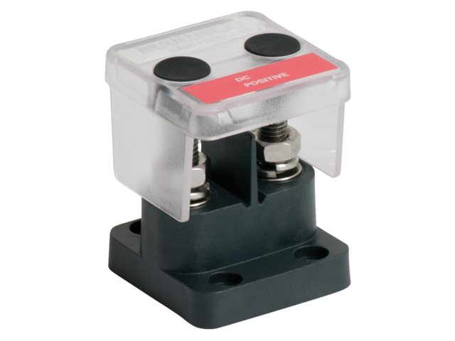 Vermogensklem 2x8mm stud