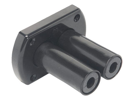 Dekdoorvoer dubbel R8B zwart