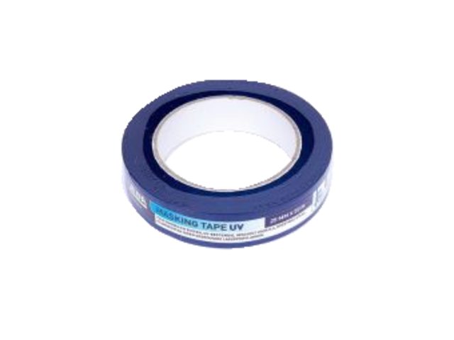 Afplaktape Superior UV bestendig 25mm 50m