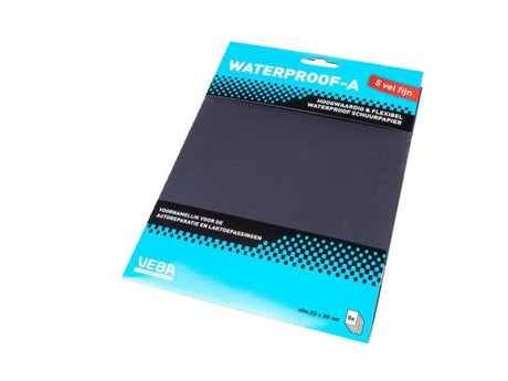 Schuurpapier waterproof fijn (5 vel)
