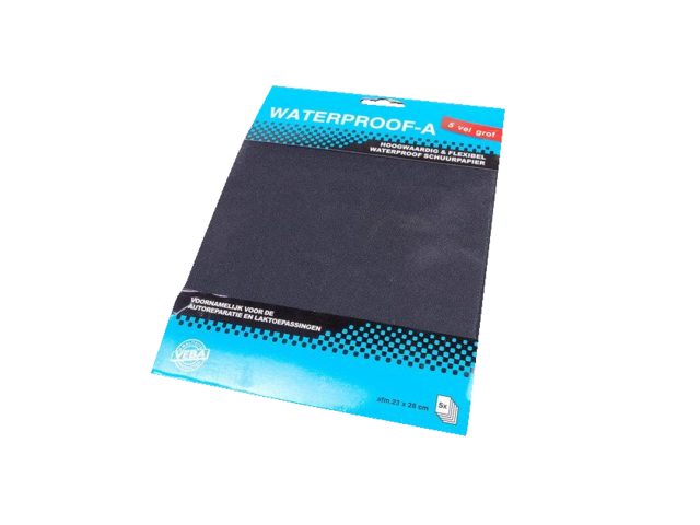 Schuurpapier waterproof grof (5 vel)