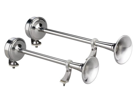 Hoorn rvs 400/470mm 12V dubbel