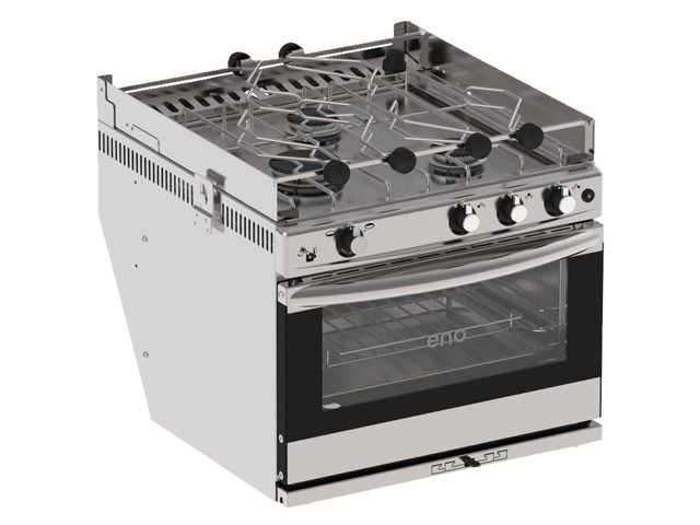 3-pits kooktoestel met oven/grill Ultim