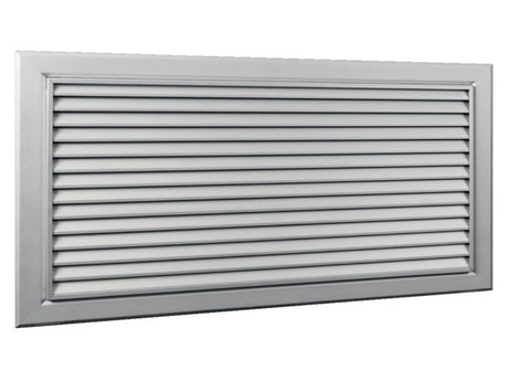 Aanvoer luchtrooster aluminium 300x200mm