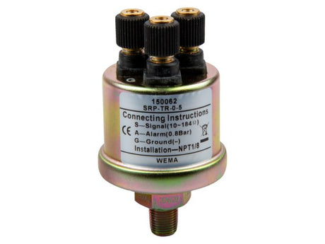 Oliedruksensor 5bar met aarde en alarm