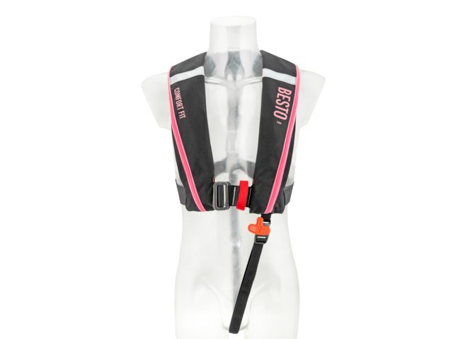 Besto Comfort fit 180N mh zwart/rose