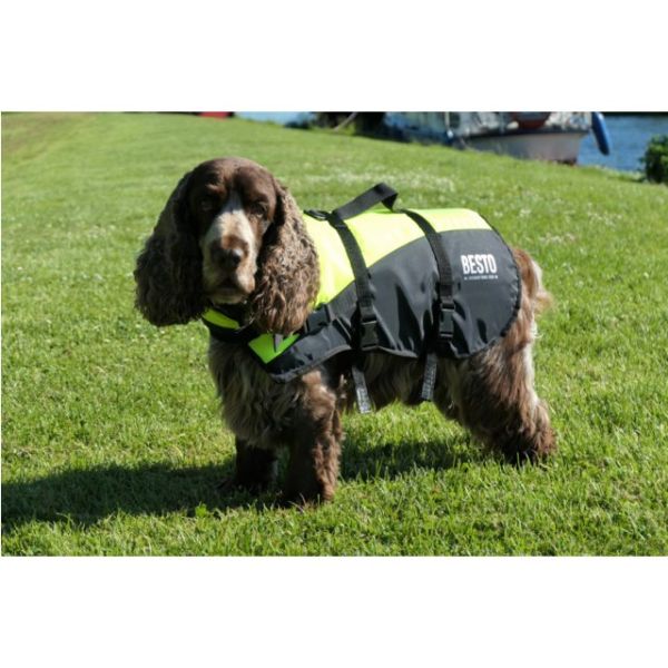 Besto Hondenvest Deluxe Lime/Black 4-8 kg