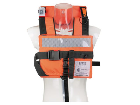 Besto Solas compact adult 43+ kg geel backstrap + crotch