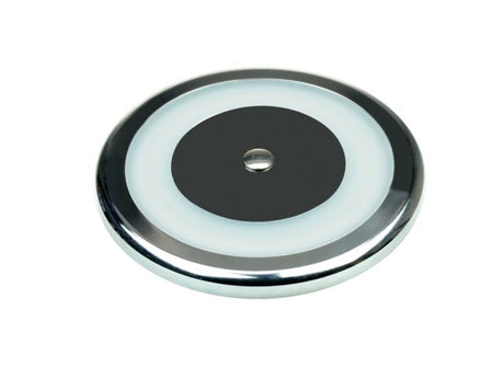 Led opbouw plafonniere RVS 106mm 10-30V 3000K 6W dimbaar