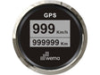 Silver serie GPS speedometer digitaal 52mm zwart