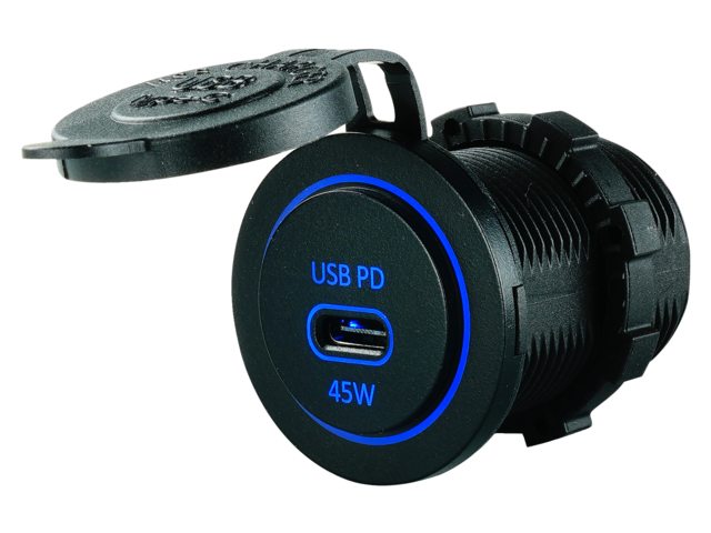 USB stopcontact USB-C PD 45W snellader