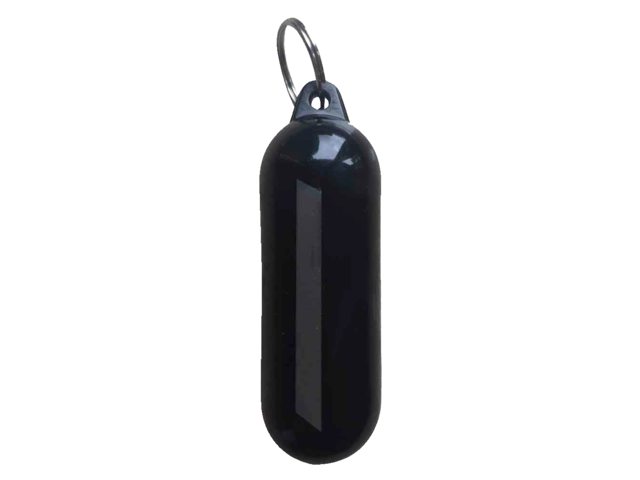 Sleutelhanger drop groot zwart