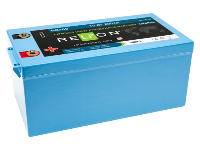 Accu lithium LiFePO4 12.8V 200Ah