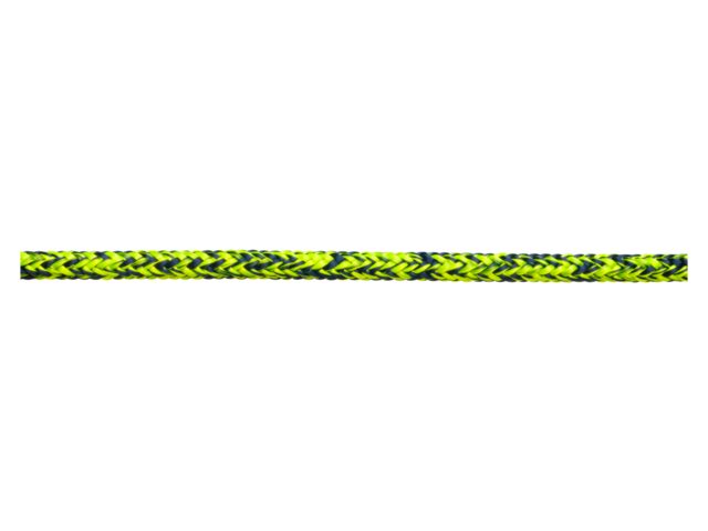 Allround UHMWPE lijn met polyester mantel groen/zwart 3mm 50m