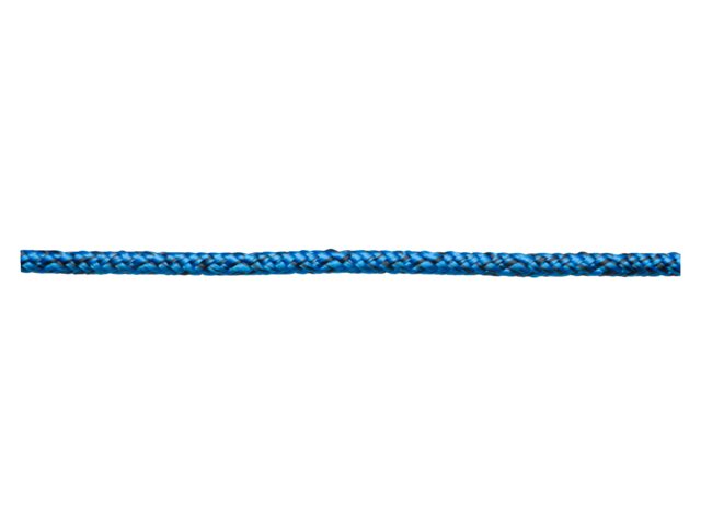 Allround UHMWPE lijn met polyester mantel blauw/zwart 5mm 50m
