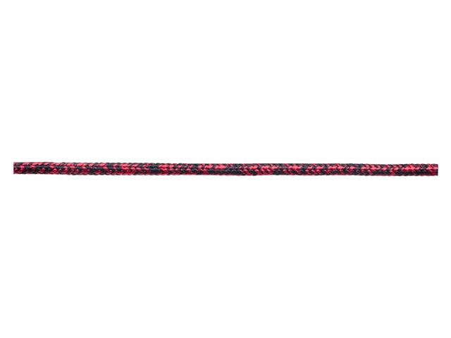 Allround UHMWPE lijn met polyester mantel rood/zwart 4mm 50m