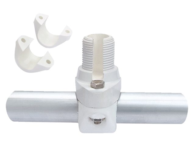 Railing beugel wit RA175