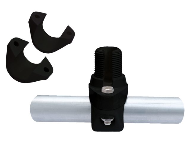 Railing beugel zwart RA175/BK