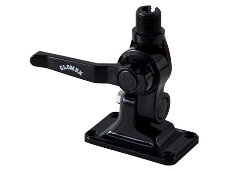 Antenne voet zwart met hendel RA115/BK