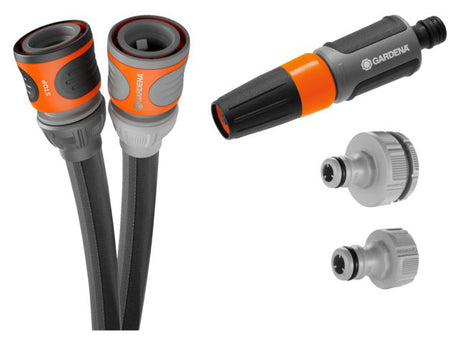 Textielslang set Liano Life met spuit en koppelingen 30m