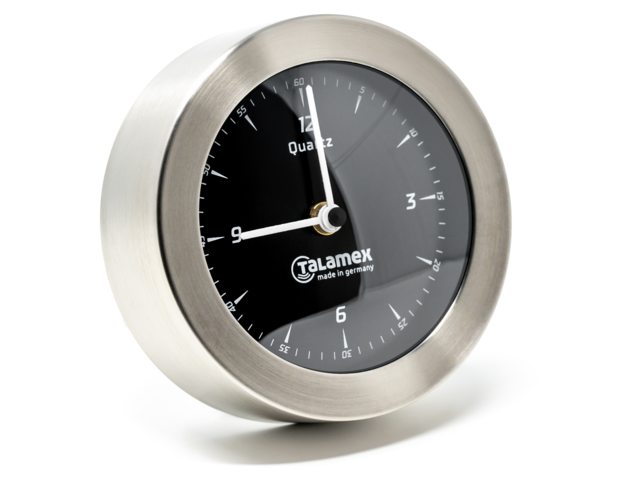 Klok blackline RVS 100mm