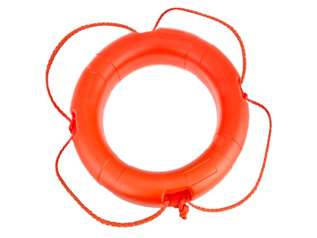 Reddingboei 75cm 2.5kg oranje zonder reflectie