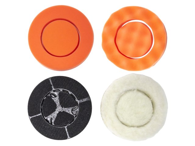 Twin Brush polijstpad set (2 x foam 1 x wol)