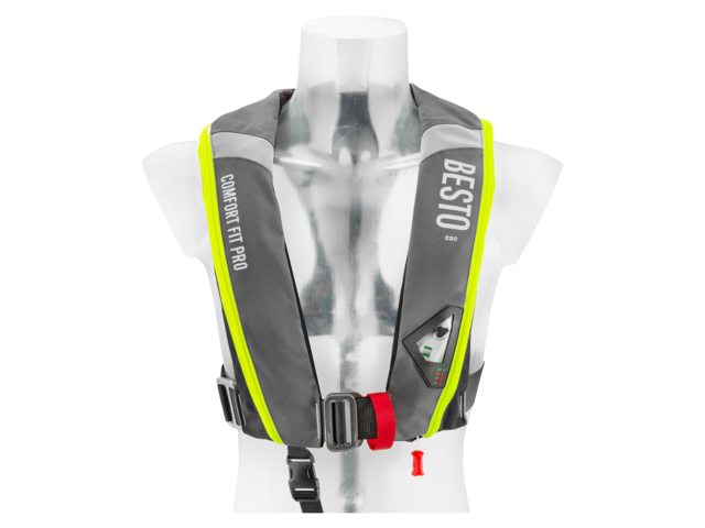 Besto Comfort fit PRO 220N mh antraciet/yellow