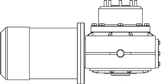 68000534 Motor Gear Box V4/12V