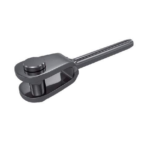 OS BSI gaffelterminal 7 mm RVS AISI 316