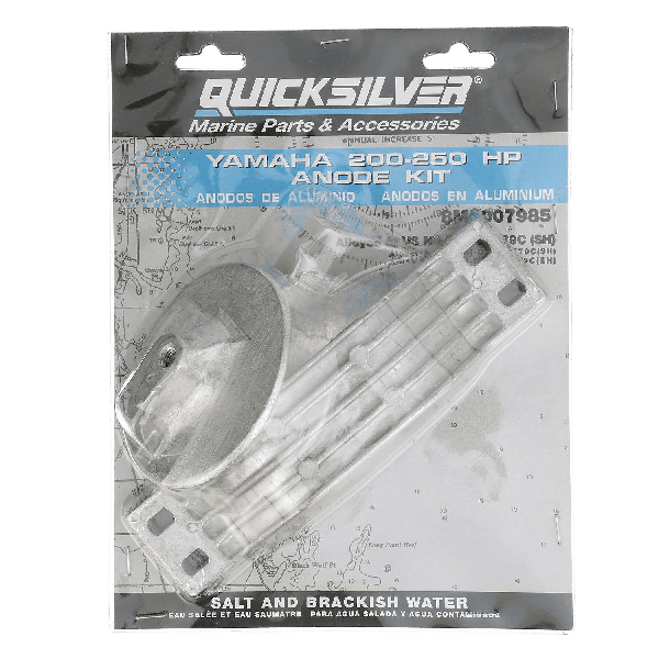Quicksilver anodekit aluminium Yamaha 200-250 pk