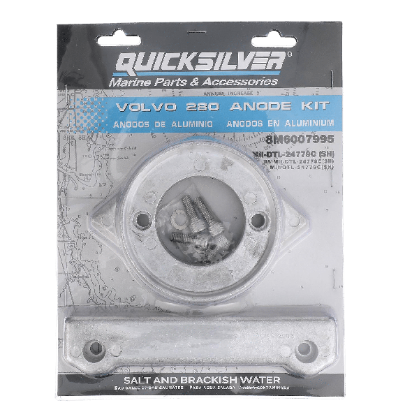 Quicksilver aluminium anode kit Volvo 280 hekdrive