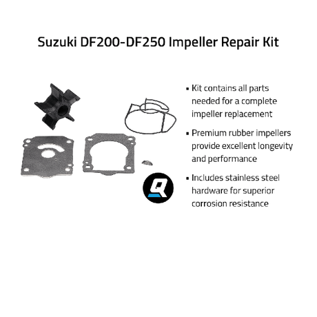 Quicksilver impeller service kit Suzuki DF200-DF250
