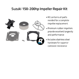 Quicksilver 8M6012814 impeller service kit Suzuki 150-200 pk