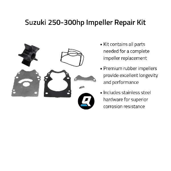 Quicksilver 8M6012815 impeller service kit Suzuki 250-300 pk