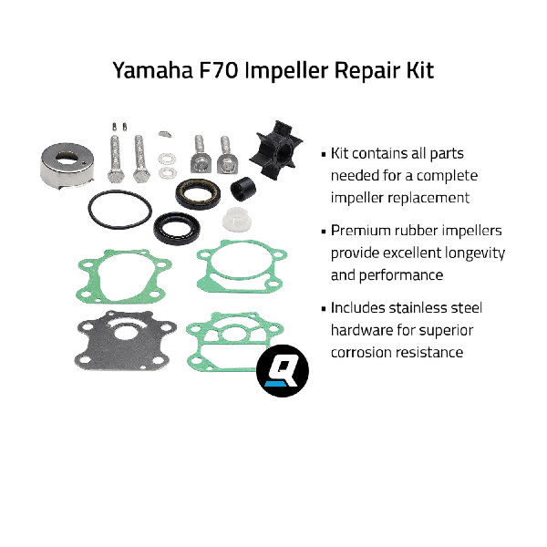 Quicksilver impeller service kit voor Yamaha F70