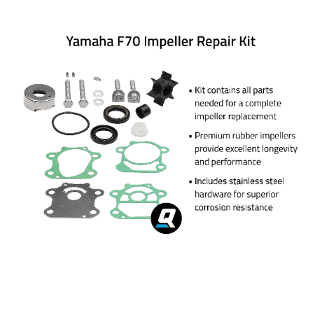 Quicksilver impeller service kit voor Yamaha F70