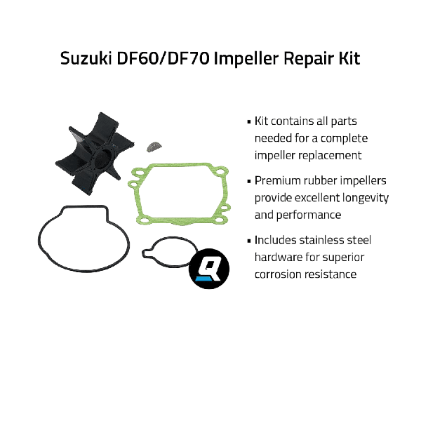 Quicksilver impeller service kit Suzuki DF60/DF70