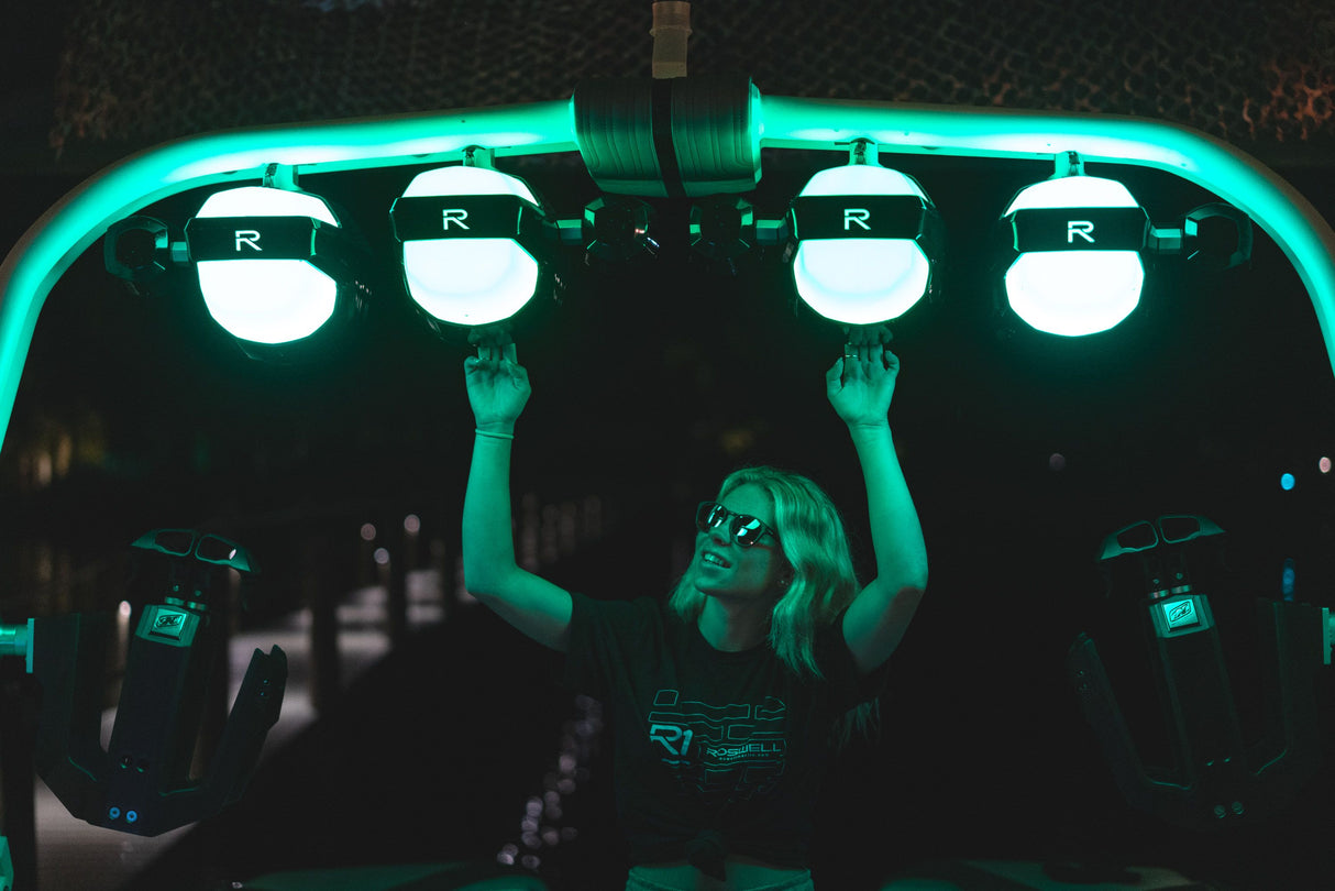 Roswell R1 PRO Tower Speakers – RGB LED and 200W RMS for Boating